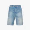 Sportmax Dorotea Straight-leg Mid-rise Regular-fit Denim Shorts -Sweaty Bety Clothing Shop R04158886 CORNFLOWER M