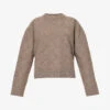 Bottega Veneta Intrecciato Round-neck Wool-blend Jumper -Sweaty Bety Clothing Shop R04159976 RIVERBED M