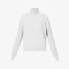 Max Mara Favore Cable-knit Wool-blend Knitted Jumper -Sweaty Bety Clothing Shop R04161469 WHITE M