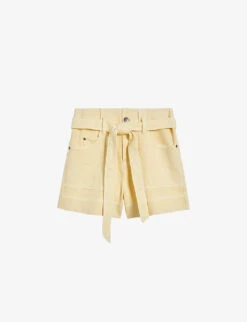 Ted Baker Danikii Self-tie Stretch-denim Shorts