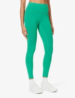 Lululemon Wunder Train Mid-rise Stretch-woven Leggings -Sweaty Bety Clothing Shop R04166438 KELLYGREEN ALT02