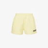 Logo-print Mid-rise Organic-cotton Sweat Shorts -Sweaty Bety Clothing Shop R04166484 TRANSPARENTYELLOW M