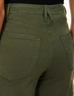 GOOD AMERICAN Good Waist Palazzo Wide-leg High-rise Stretch-denim Jeans -Sweaty Bety Clothing Shop R04166633 FERN002 ALT06