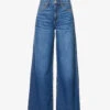 Rag & Bone Featherweight Sofie Wide-leg Upcycled Denim-blend Jeans