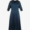 Pantera V-neck Satin Midi Dress -Sweaty Bety Clothing Shop R04167344 ABISSO M