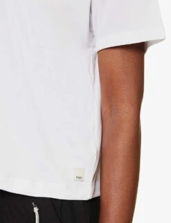 Vuori Energy Boxy-fit Stretch-jersey T-shirt -Sweaty Bety Clothing Shop R04167654 WHITE ALT04