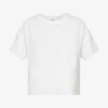 Vuori Energy Boxy-fit Stretch-jersey T-shirt -Sweaty Bety Clothing Shop R04167654 WHITE M