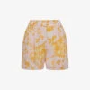 Reiss Bonnie High-rise Floral-print Woven Shorts