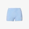 Sporty & Rich X Prince Brand-embroidered Cotton Shorts