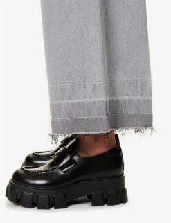 Sacai Faded-wash Wide-leg Mid-rise Jeans -Sweaty Bety Clothing Shop R04180393 GRAY ALT04