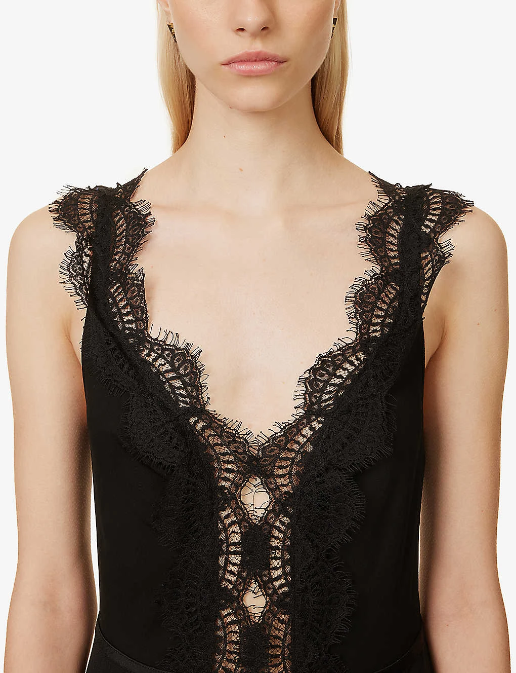 Victoria Beckham Scalloped-trim Asymmetric-hem Woven Midi Dress 7 Victoria Beckham Scalloped-trim Asymmetric-hem Woven Midi Dress - Image 5