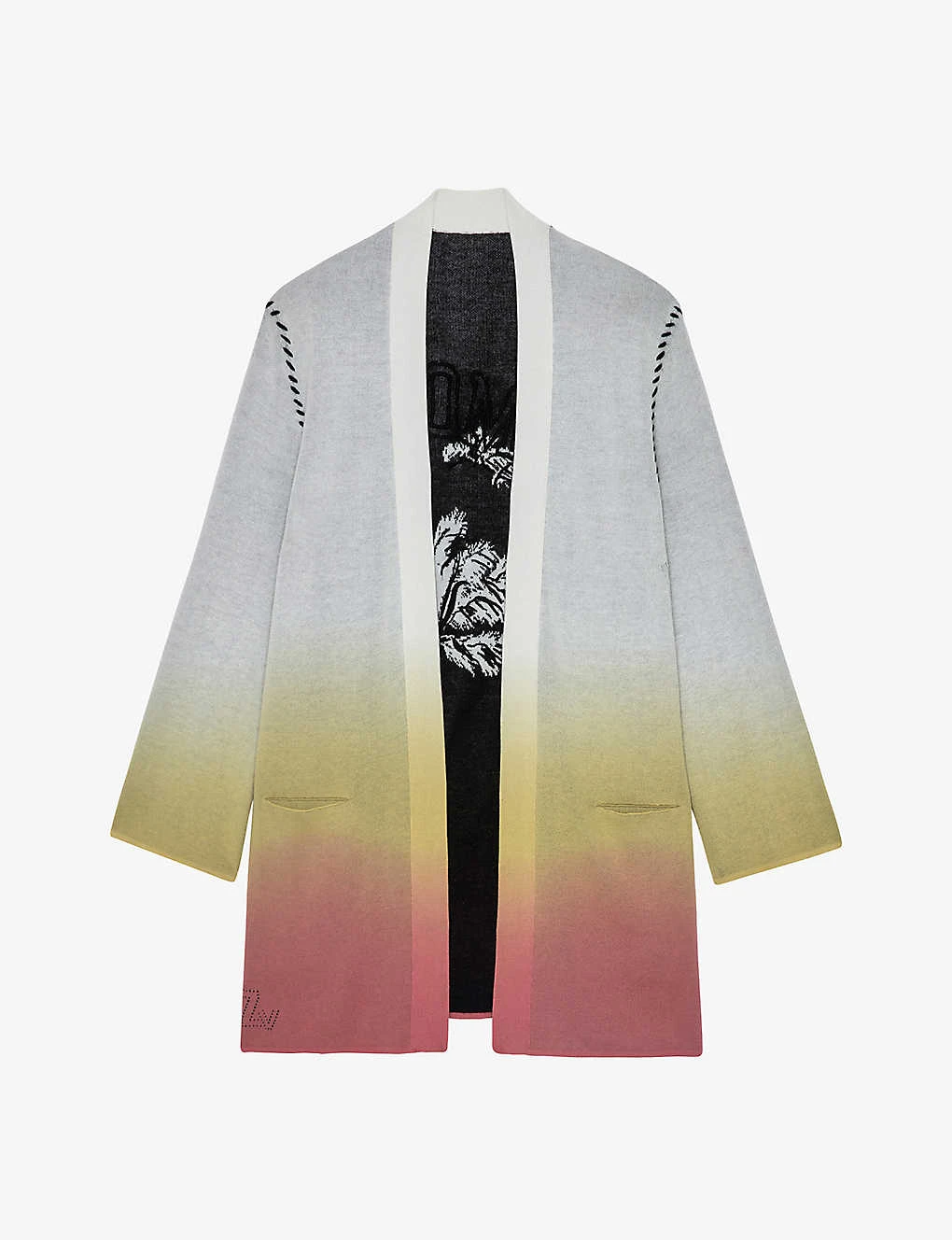 Zadig & Voltaire Austin Tie-dye Knitted Cotton-blend Cardigan 3 Zadig & Voltaire Austin Tie-dye Knitted Cotton-blend Cardigan