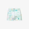 Flora Patterned Regular-fit Stretch-woven Shorts -Sweaty Bety Clothing Shop R04185234 MULTI M