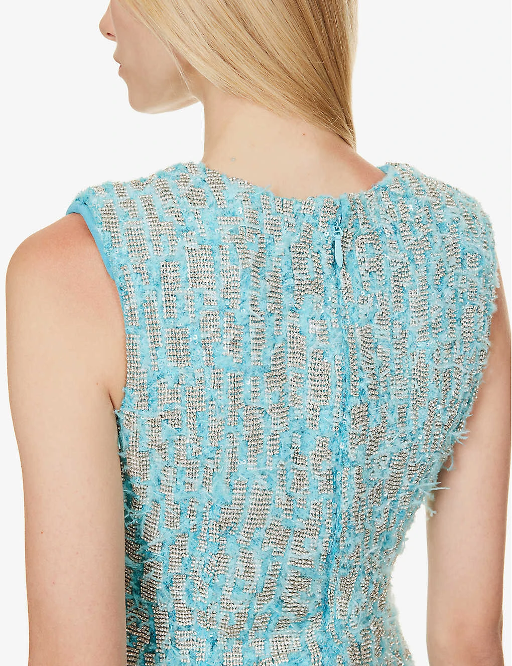 Tilly Crystal-embellished Woven Mini Dress 7 Tilly Crystal-embellished Woven Mini Dress - Image 5