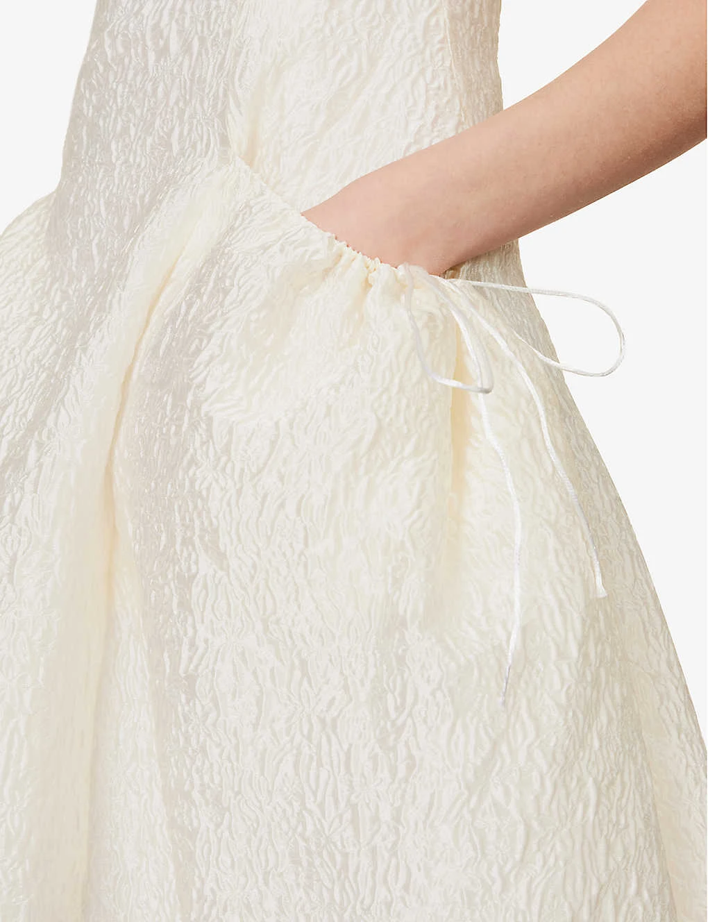 SISTER JANE Ocean Charm Textured Woven-blend Mini Dress 7 SISTER JANE Ocean Charm Textured Woven-blend Mini Dress - Image 5