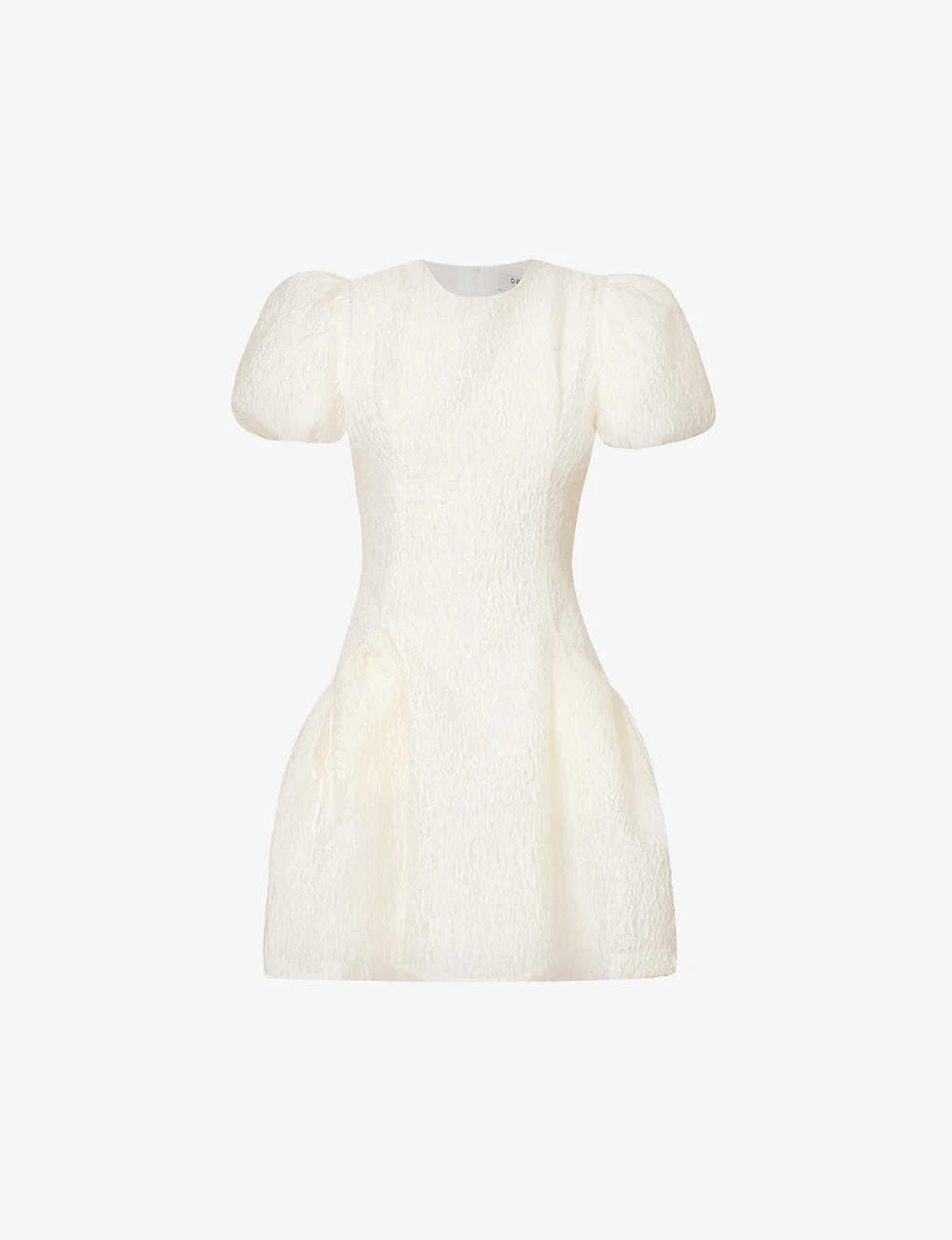 SISTER JANE Ocean Charm Textured Woven-blend Mini Dress 3 SISTER JANE Ocean Charm Textured Woven-blend Mini Dress