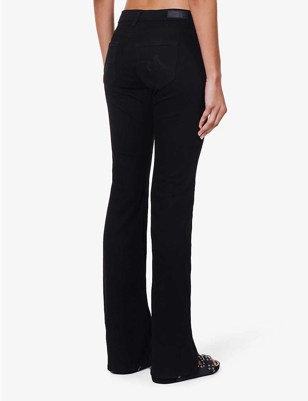 The Legging Flared-leg Low-rise Denim-blend Jeans 6 The Legging Flared-leg Low-rise Denim-blend Jeans - Image 4