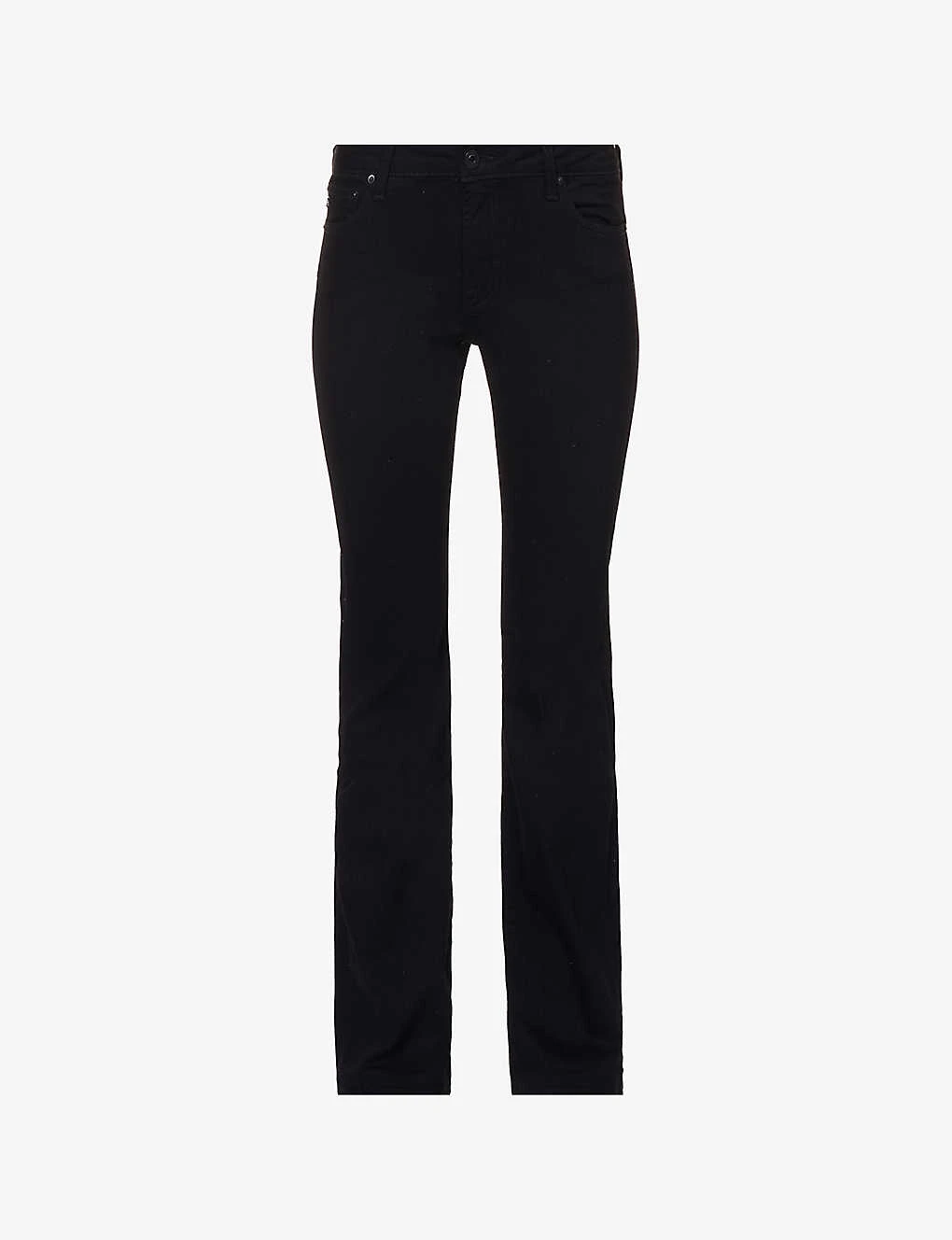 The Legging Flared-leg Low-rise Denim-blend Jeans 3 The Legging Flared-leg Low-rise Denim-blend Jeans