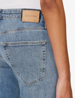 Ex-Boyfriend Tapered-leg Mid-rise Cotton-blend Jeans -Sweaty Bety Clothing Shop R04186807 15YEARSLAGUNE ALT05