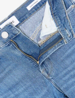 FRAME Le Palazzo Wide-leg Slim-fit Stretch-denim Jeans -Sweaty Bety Clothing Shop R04187456 DRIZZLE ALT06