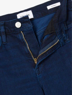 FRAME Le Palazzo Wide-leg High-rise Stretch-denim Jeans -Sweaty Bety Clothing Shop R04187481 FIONA ALT06