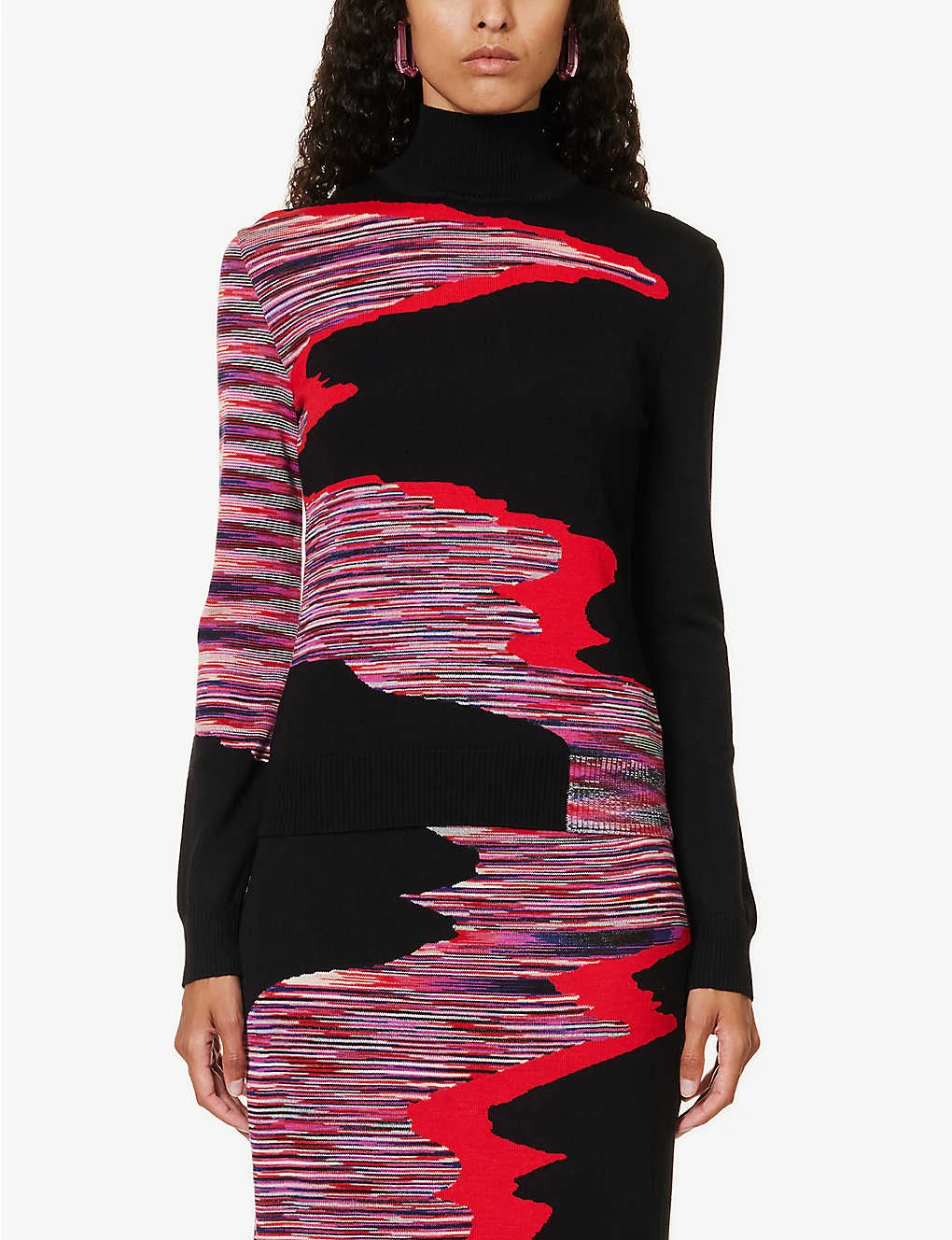 Missoni Space Dye Turtleneck Wool Jumper 5 Missoni Space Dye Turtleneck Wool Jumper - Image 3