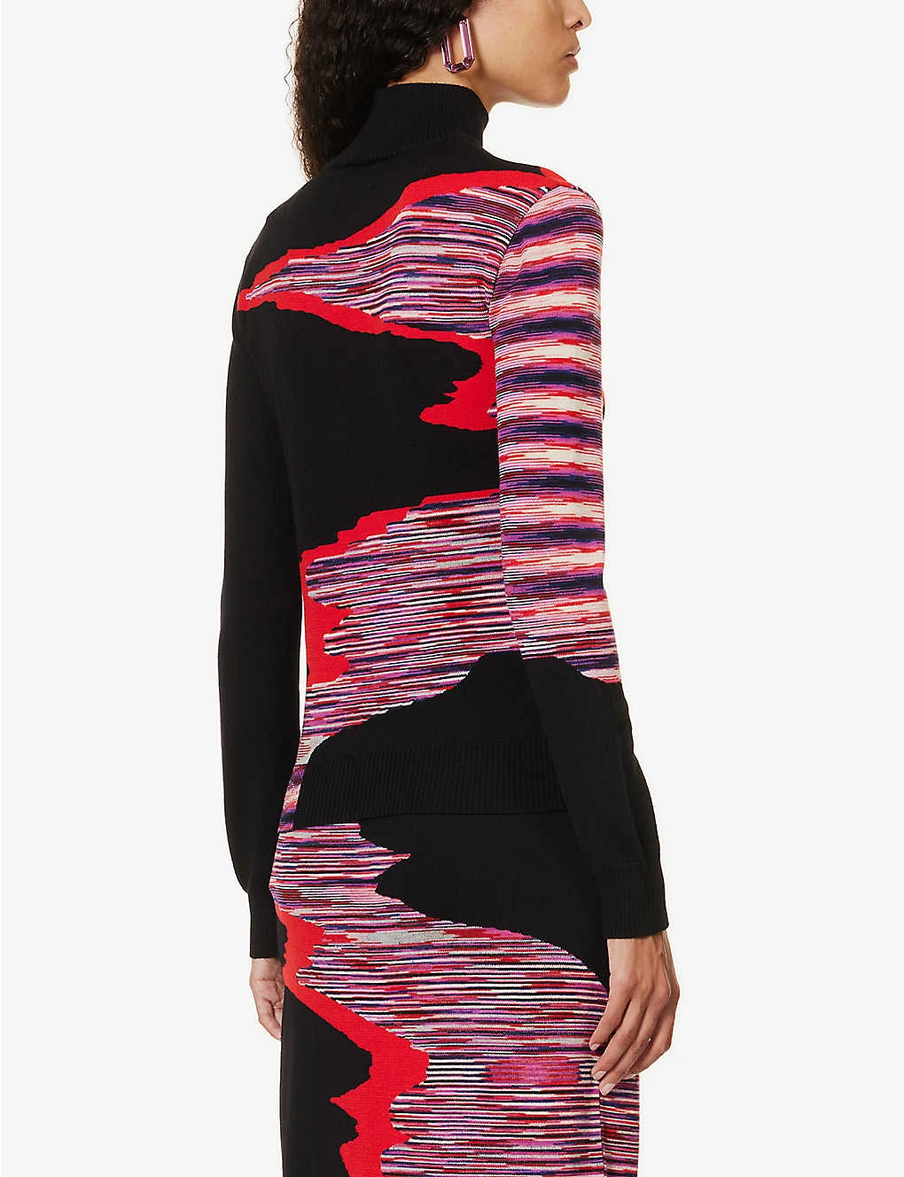 Missoni Space Dye Turtleneck Wool Jumper 6 Missoni Space Dye Turtleneck Wool Jumper - Image 4