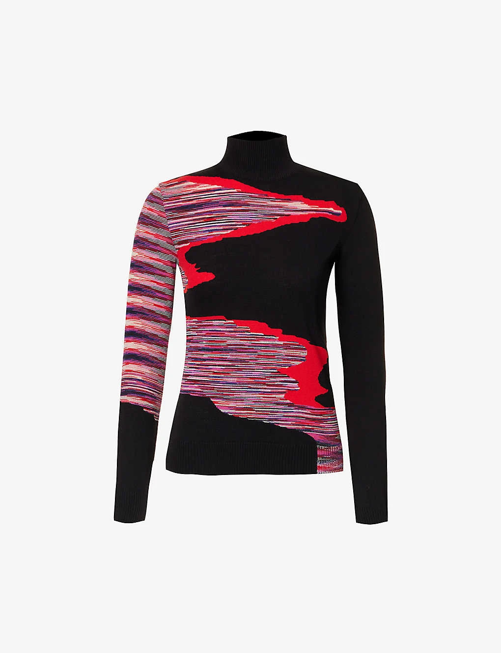 Missoni Space Dye Turtleneck Wool Jumper 3 Missoni Space Dye Turtleneck Wool Jumper