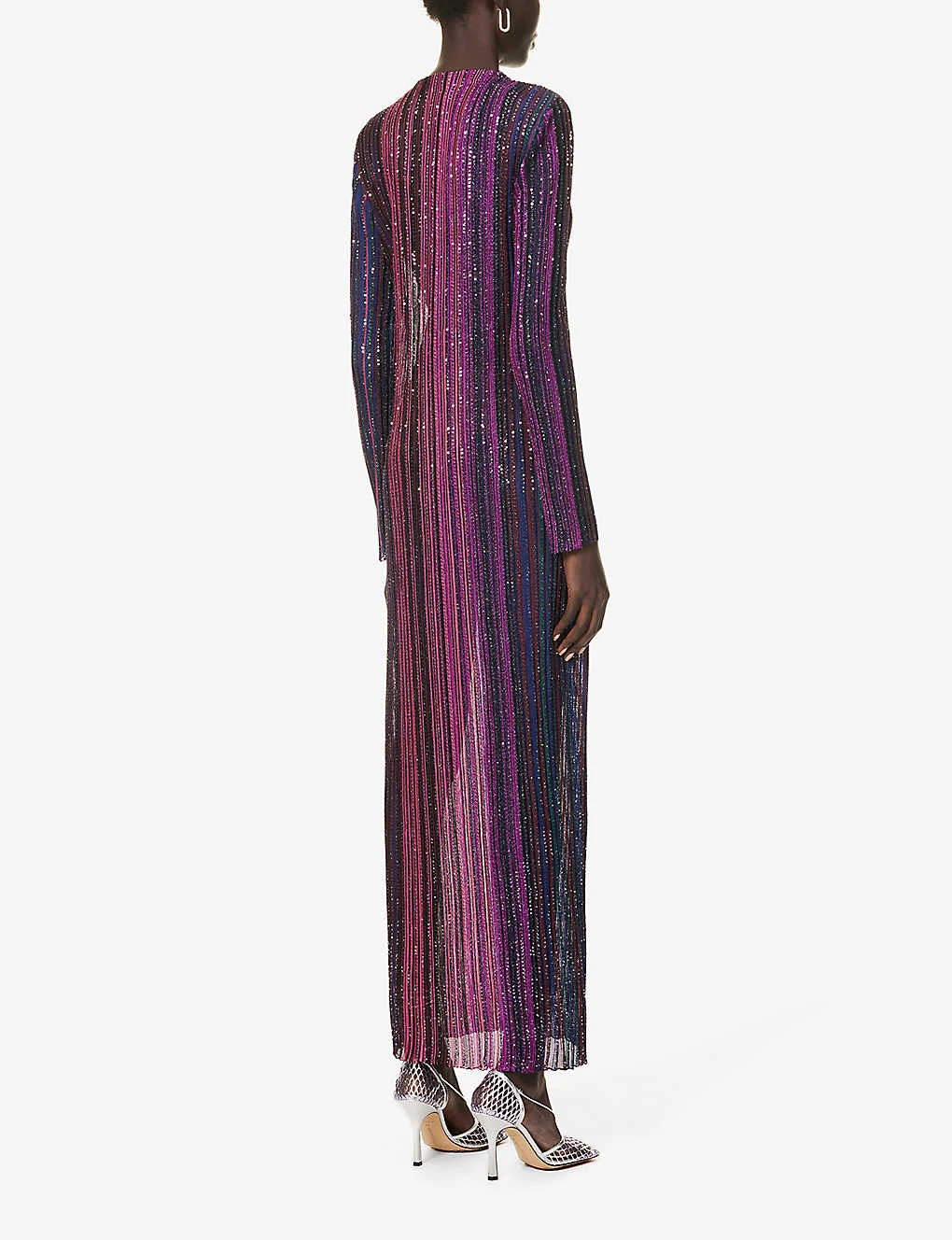 Missoni Striped Sequin-embellished Knitted Cardigan 6 Missoni Striped Sequin-embellished Knitted Cardigan - Image 4