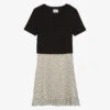 CLAUDIE PIERLOT Teli Two-tone Illusion Cotton And Woven Mini Dress -Sweaty Bety Clothing Shop R04189928 DIVERS M