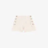 Maje Ivileno Lace-up Tweed Shorts