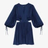 Maje Risor Cut-out Pleated-skirt Satin Mini Dress