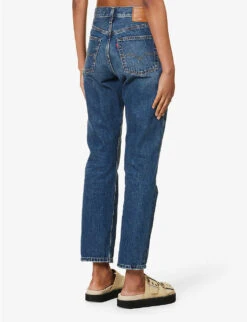 Levis 501 Cropped Straight-leg High-rise Jeans -Sweaty Bety Clothing Shop R04191350 STANDOFF ALT03