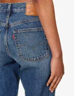 Levis 501 Cropped Straight-leg High-rise Jeans -Sweaty Bety Clothing Shop R04191350 STANDOFF ALT05