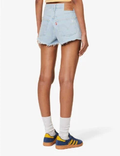 Levis 501 Original High-rise Stretch-denim Shorts -Sweaty Bety Clothing Shop R04191368 PROMISEME ALT03