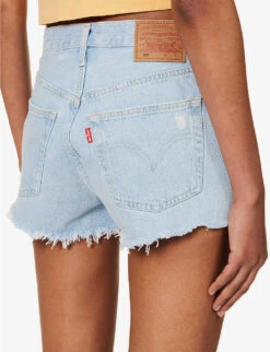Levis 501 Original High-rise Stretch-denim Shorts -Sweaty Bety Clothing Shop R04191368 PROMISEME ALT05