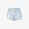 Levis 501 Original High-rise Stretch-denim Shorts