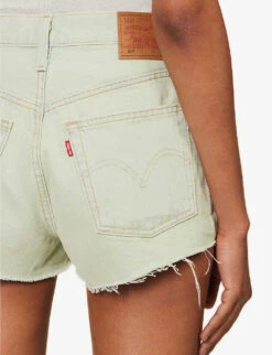 Levis 501 Original High-rise Denim Shorts -Sweaty Bety Clothing Shop R04191370 MYMUSESHORT ALT05