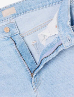 MOTHER The Undercover Flap-pocket Wide-leg High-rise Cotton-blend Jeans -Sweaty Bety Clothing Shop R04193822 SUNKISSED ALT06