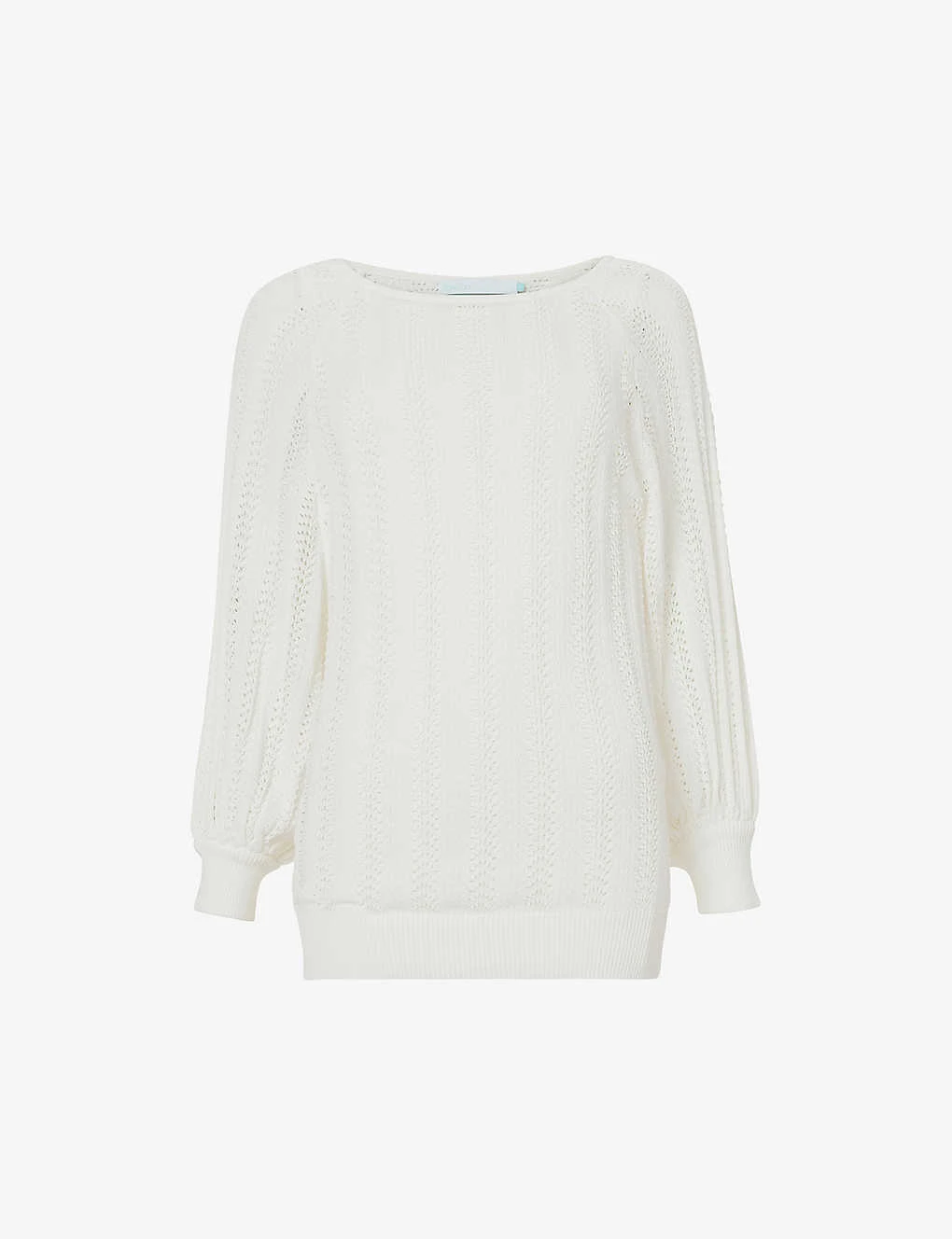 Balloon-sleeved Crochet Knitted Top 3 Balloon-sleeved Crochet Knitted Top