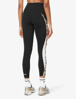 P.E NATION Pursuit Slim-fit High-rise Stretch-recycled-polyester Leggings -Sweaty Bety Clothing Shop R04199856 BLACK ALT03
