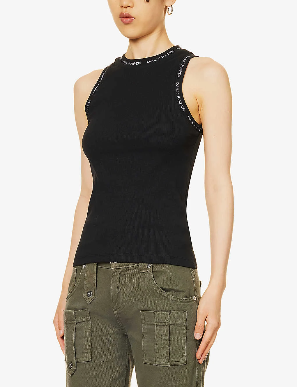 Daily Paper Erib Logo-print Stretch-cotton Top 5 Daily Paper Erib Logo-print Stretch-cotton Top - Image 3