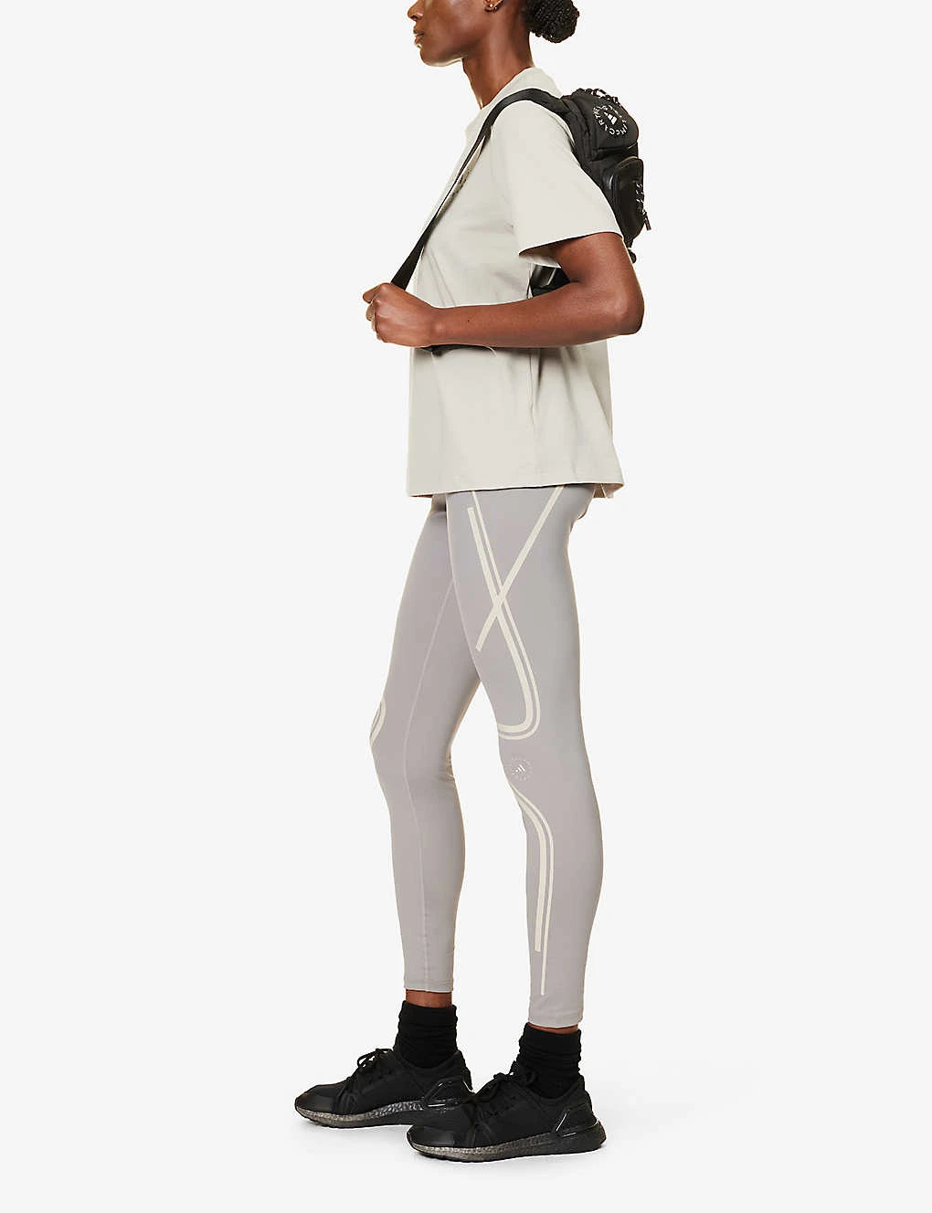 Adidas By Stella Mccartney TruePace High-rise Stretch-recycled Polyester Leggings 4 Adidas By Stella Mccartney TruePace High-rise Stretch-recycled Polyester Leggings - Image 2