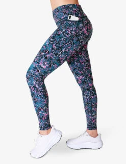 Sweaty Betty Power Abstract-print Stretch-woven Leggings -Sweaty Bety Clothing Shop R04201965 PINKSCATTEREDPETAL ALT02
