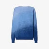 Round-neck Relaxed-fit Recycled Cashmere-blend Jumper -Sweaty Bety Clothing Shop R04202688 TWILIGHTBLUE M