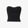 Jenni Organic-cotton Blend Strapless Top -Sweaty Bety Clothing Shop R04203302 BLACK M