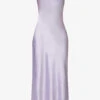 Joana Strapless Silk Midi Dress -Sweaty Bety Clothing Shop R04203303 AURA M