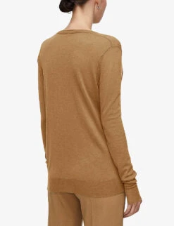 Joseph Cashair V-neck Cashmere Jumper -Sweaty Bety Clothing Shop R04203830 CASSONADE ALT03
