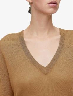 Joseph Cashair V-neck Cashmere Jumper -Sweaty Bety Clothing Shop R04203830 CASSONADE ALT04