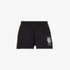 Hotel Disco Logo-print Mid-rise Cotton Shorts